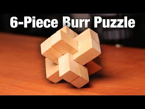 6-Piece Wooden Cross Puzzle Solution (Best One)