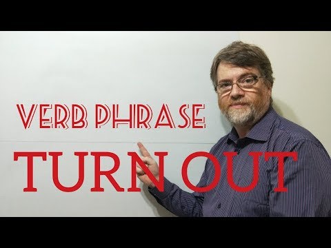英語家庭教師Nick P動詞句(170) Turn Out (English Tutor Nick P Verb Phrase(170 ) Turn Out)