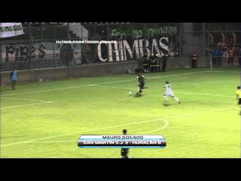 Los goles de San Martín 3 - Huracán 0. Fecha 25. Torneo Primera B Nacional. Fútbol Para Todos