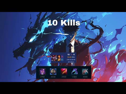 10 Kills Shaco Full Gameplay League of Legends