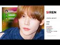 RIIZE 라이즈 Siren Performance Ver Color Coded Lyrics Line Distribution