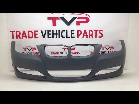 Fits BMW 3 E90 Saloon E91 Estate 2008-2012 Front Bumper Primed Facelift No PDC No Washer Holes Standard video