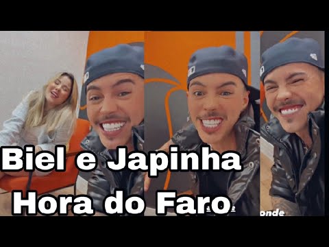 Biel e Japinha conde no Hora do Faro