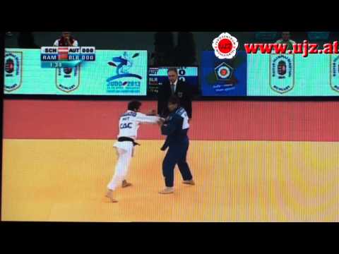 2013 Judo EM Budapest -73kg: SCHARINGER, Peter (AUT) - RAMANCHYK, Aliaksei (BLR)