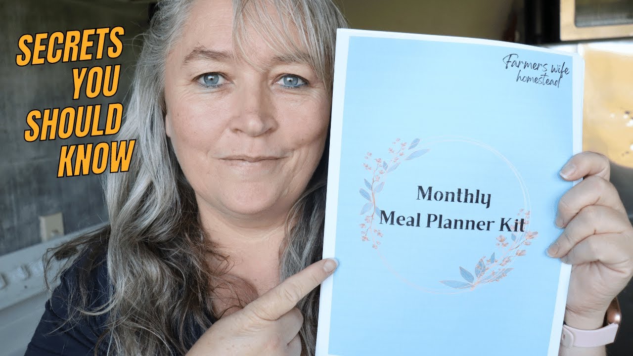 How to Monthly Meal Plan with Ease | Plus a free kit to print off yourself!