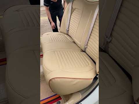 Nissan custom rear seat cover #car #nissan #caraccessories #seatcover