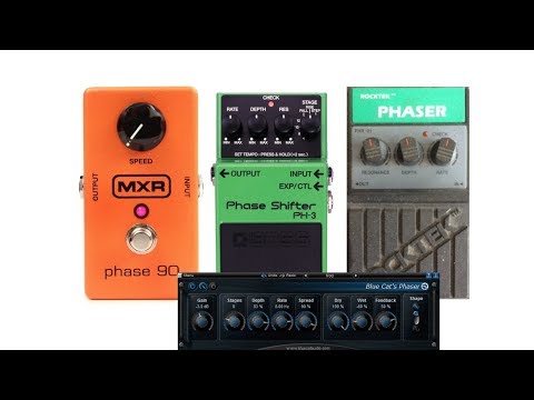 Phaser Blindtest: Boss PH3 vs MXR Phase 90 vs Rocktek PHR-01 vs Bluecat Phaser