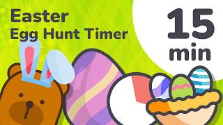 15 Minute Egg Hunt Timer for Kids (Visual Countdown)