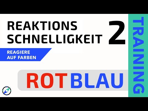 Reaktionstraining 2 - Schneller auf Farben reagieren