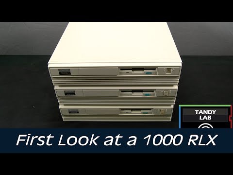 Tandy 1000 RLX First Look - Radio Shack's mid-range slim design 286 PC from 1992