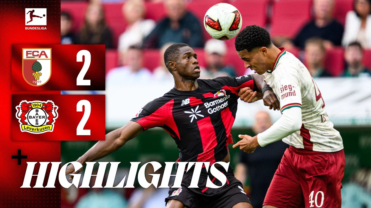 FC Augsburg 2 - 2 Bayer 04 Leverkusen highlights