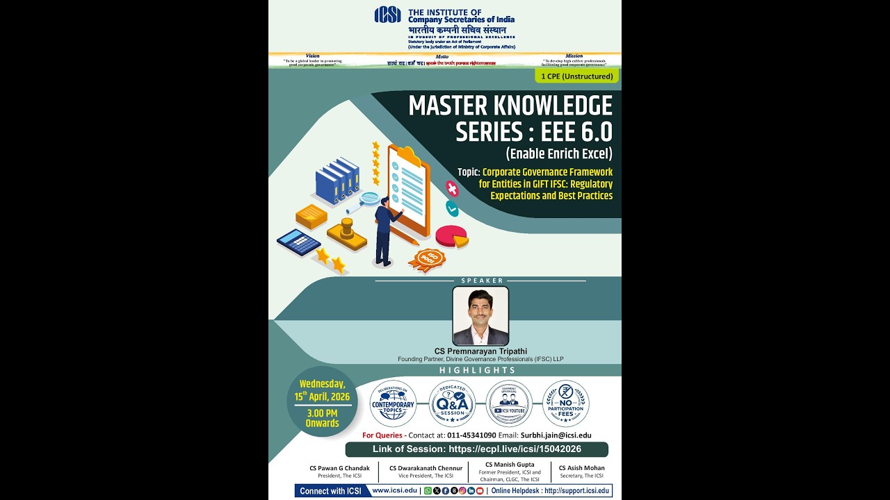 Corporate Governance Framework for Entities in GIFT IFSC:Regulatory Expectations and Best Practices