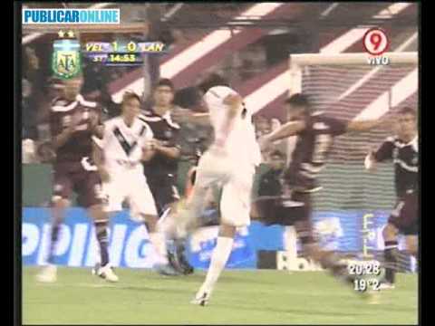 El Gol de velez 1 Lanus 0, apertura 2010