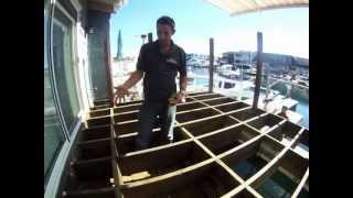 preview picture of video 'Oxnard Harbor TREX Deck over Seawall How-To'