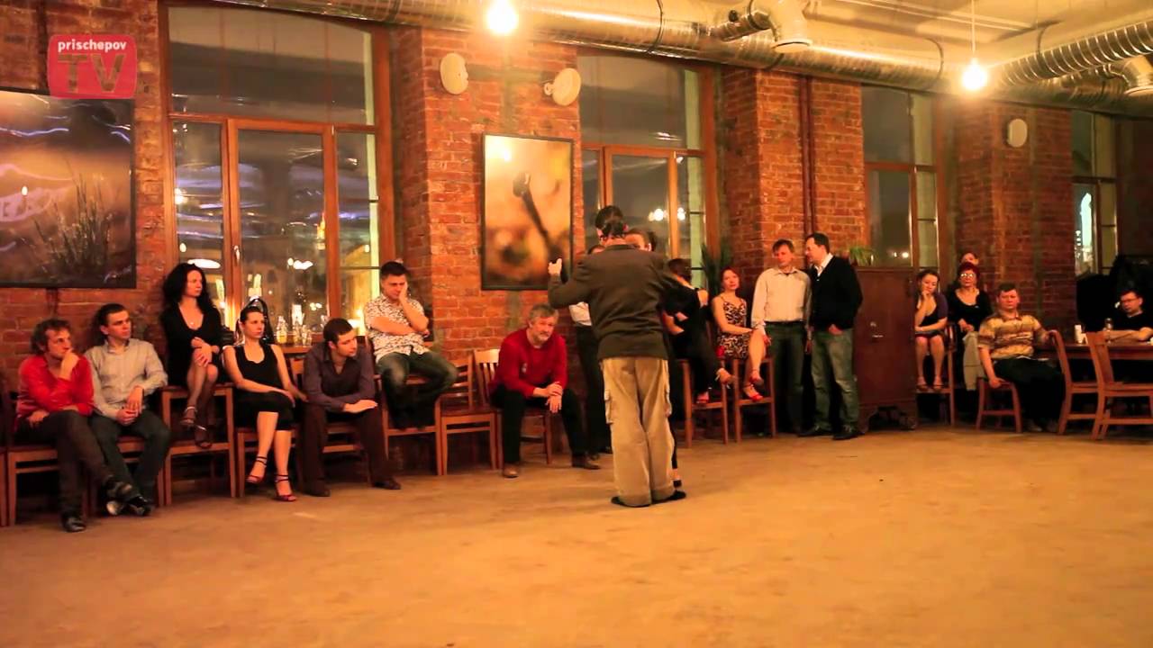 Oleg Kapusta and Natasha Zakharchuk, Russia, Moscow, Milonga "El Colectivo", 27.02.2011