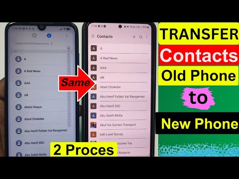 How to Transfer Contacts From Old Phone to New Phone 2025