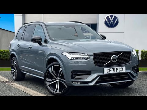 Used Volvo XC90 2.0 B5 MHEV R-Design Auto 4WD in Grey | CF71FCX | Wrexham Volkswagen