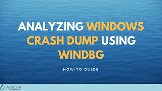 Analyzing Windows crash dump using WINDBG