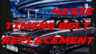 How to Replace Timing Belt & Tensioner on a 4AGZE (DLI) with Oversized crank pulley install tips.