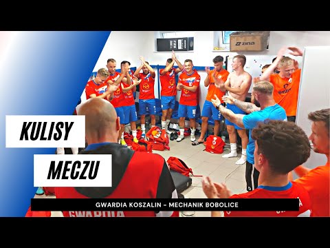 Kulisy meczu Gwardia Koszalin - Mechanik Bobolice
