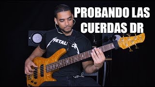 Video thumbnail for Probando las DR Strings - Black Beauties - Fat Beams - Pure Blues - Long Necks by Mannybass