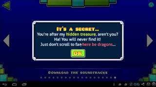 Geometry dash 1.9 HIDDEN TREASURE! (How to Unlock)