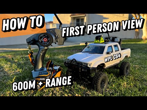 How To Long Range FPV Top Budget RC Crawlers || WPL C64-1 | Radiolink RC6GS V3