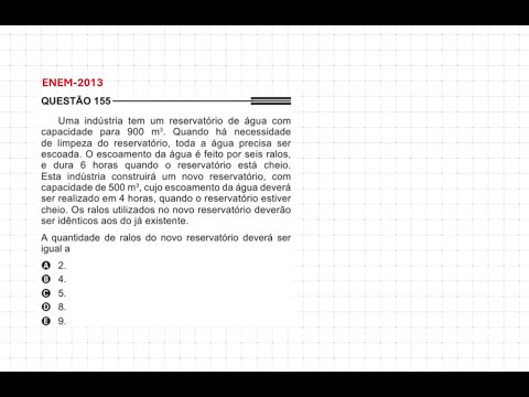 QUESTÃO 155 - ENEM 2013 - CADERNO AZUL 2° DIA