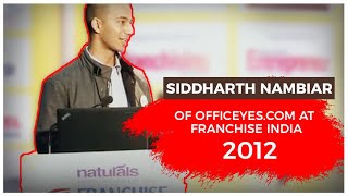 Siddharth Nambiar of OfficeYes.com at Franchise India 2012 image