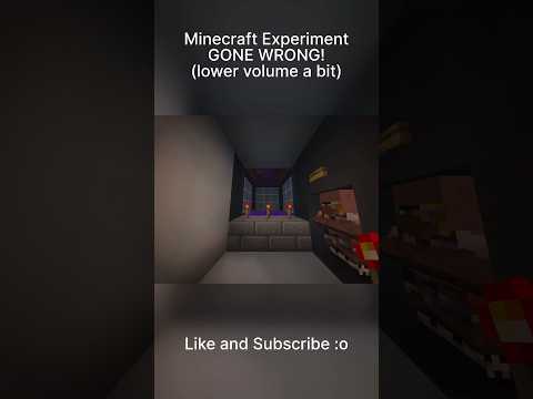 POV: Your Minecraft EXPERIMENT WENT WRONG!