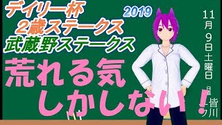 【競馬予想】デイリー杯２歳ステークス、武蔵野ステークス2019 予想　荒れるぞこれは！！