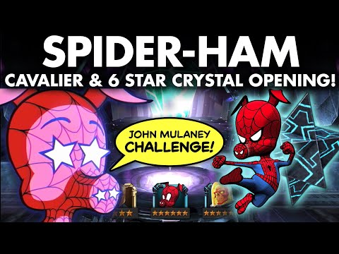 Spider-Ham Cavalier & 6 Star Crystal Opening! - Marvel Contest of Champions