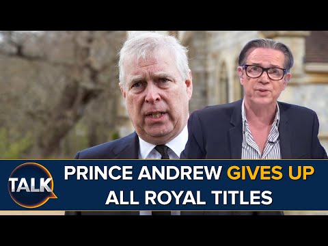 BREAKING: Prince Andrew GIVES UP All Royal Titles Amid Jeffrey Epstein Scandal