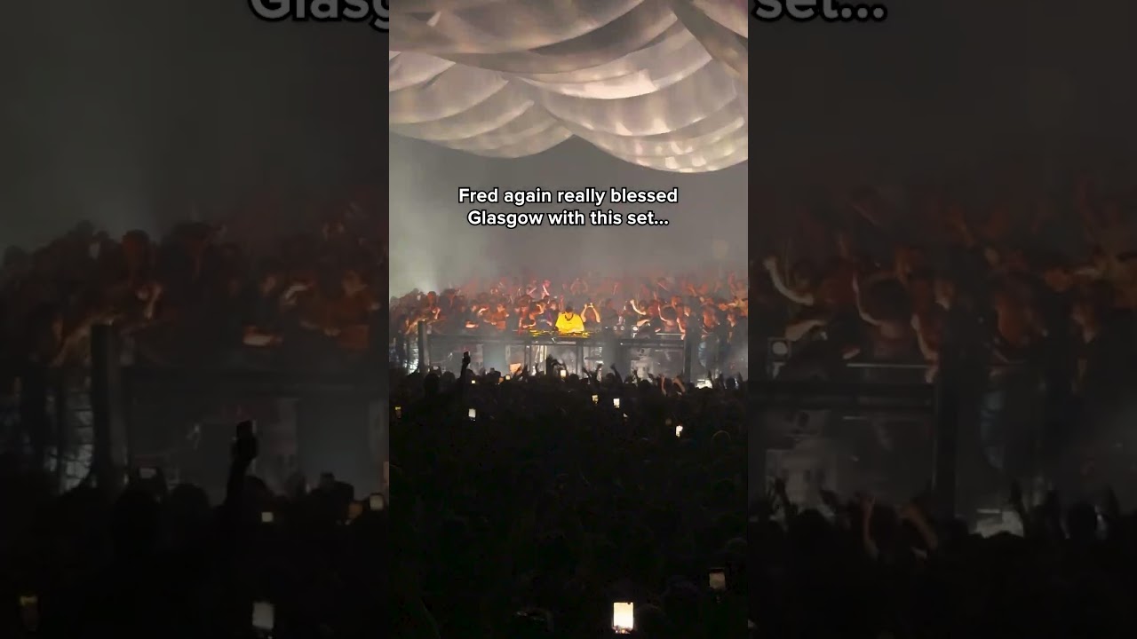 Fred again starts off 10 shows in 10 weeks in Glasgow 🏴󠁧󠁢󠁳󠁣󠁴󠁿 #shorts #youtubeshorts - YouTube