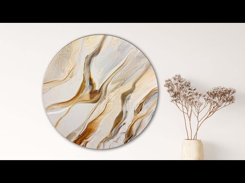 Beautiful Transfer swipe - very organic - gold - beige