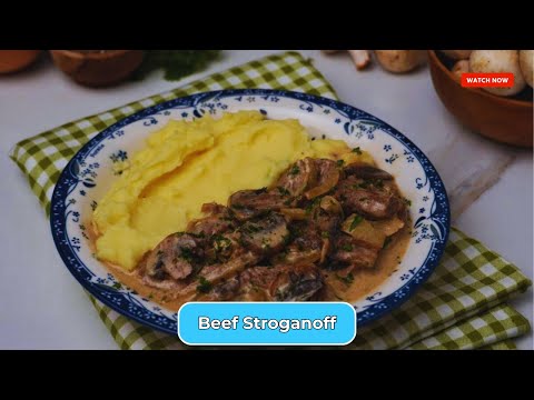 Easy Classic Beef Stroganoff Recipe - 5 Mins Step-by-Step Guide