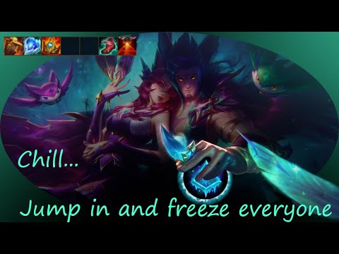 Nullify Enemies TeamFights with Rakan Glacial Augment, abandon guardian guys.