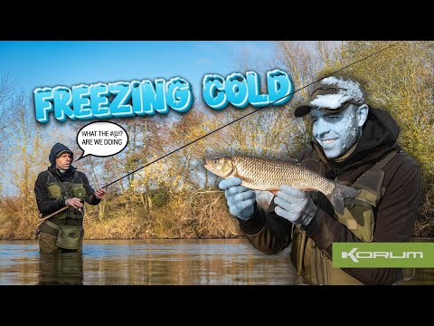 Trotting for Chub on the River Wye - Freezing conditions
