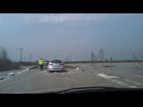 Șosea inundată - Salonta Tulca