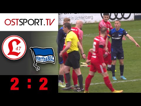 3 Elfmeter! Kampfspiel im Zoschke: Lichtenberg - Hertha BSC II 2:2 | Regionalliga Nordost