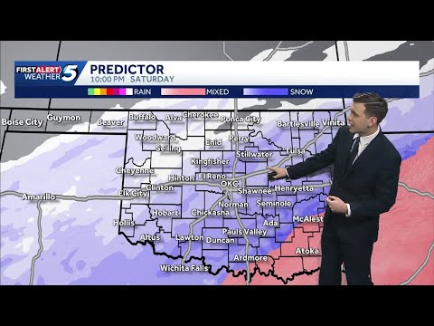 Oklahoma Winter Storm: Heavier snow expected Saturday after several inches fall Friday