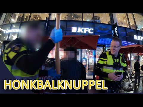 Politie | Verdachte met een honkbalknuppel | Ruzie met een mes | Overlast