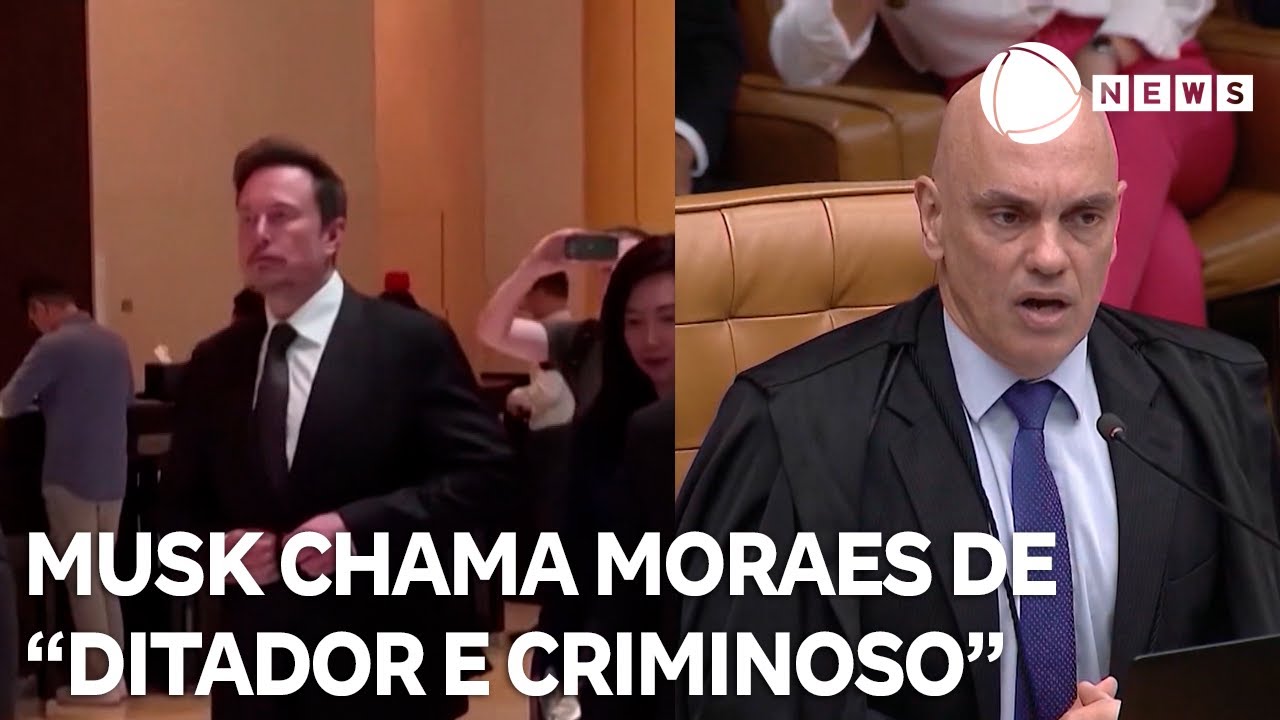 Elon Musk chama Alexandre de Moraes de "ditador" e "criminoso"