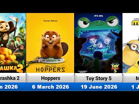 New Upcoming Animation Movies of 2026