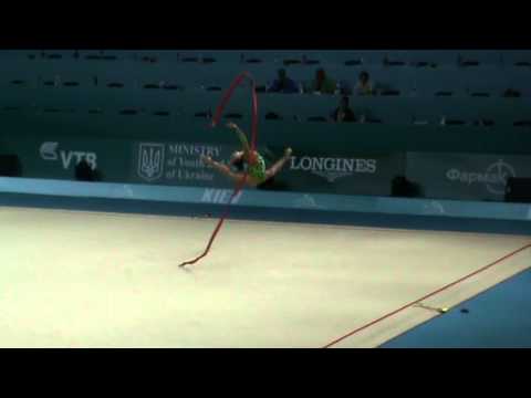 World Championships 2013 Kiev - SERDYUKOVA Anastasiya UZB - Ribbon, Qualification