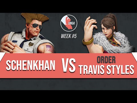 Schenkhan (Guile) vs ORDER | Travis Styles (Chun-Li) // SFV:S2 | Week #5 // Losers Semi-final