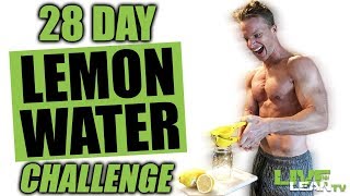 28 DAY LEMON WATER CHALLENGE | Lemon Water Benefits | How To Make Lemon Water