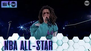 J. Cole Puts On a Show For the Home State  | All-Star 2019 Halftime Show
