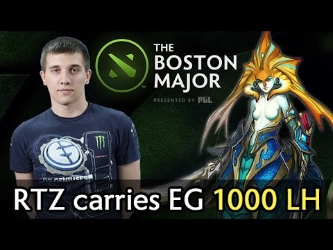 Arteezy carries EG in Boston Major — 1000 last hits, 1000 GPM