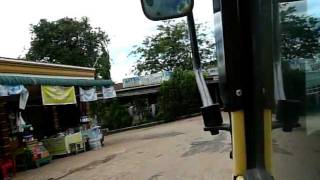 preview picture of video '【ミャンマー】チャイティーヨーに行く バス車窓キンプン～ヤテタウン1'